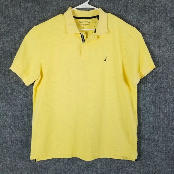 NÁUTICA Performance Deck Shirt Classic FIT Men's polos short sleeve collared XL - Picture 1 of 9